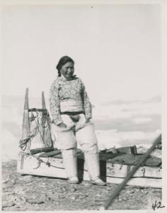 Image: Eskimo [Inuk] girl at Cape York